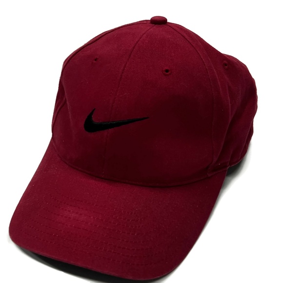 Nike Golf Hat Red Adjustable‎ Center Swoosh - Picture 2 of 12